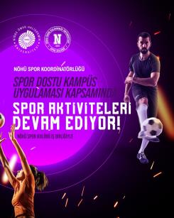 spor aktiviteleri devam ediyor