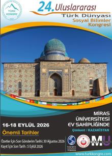 24. uluslararası türk dünyası sosyal bilimler kongresi